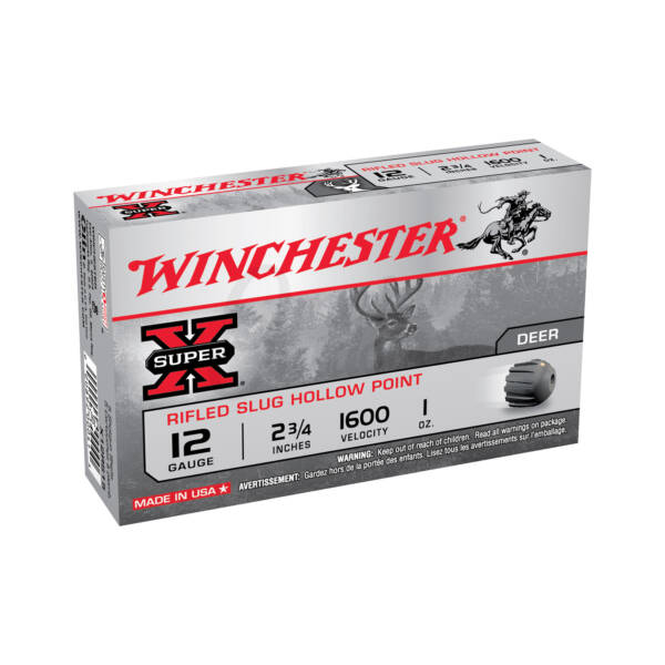 12 GAUGE 2.75-IN RIFLED SLUG 5-PK