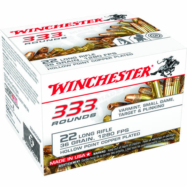 22 LONG RIFLE 36-GR 333-PK