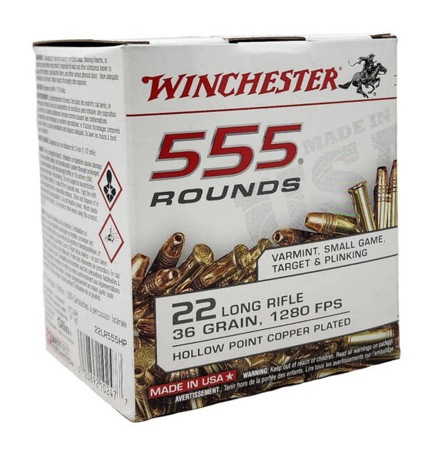 22 LONG RIFLE 36-GR 555-PK