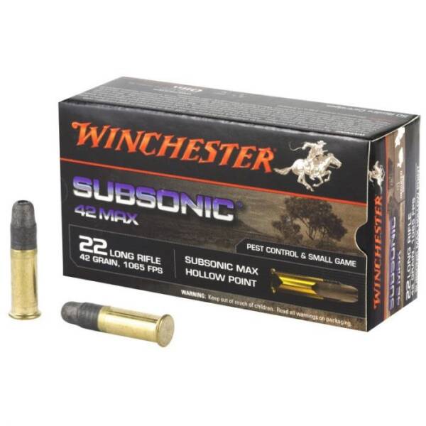 SUBSONIC MAX 22-CAL LONG RIFLE 50PK