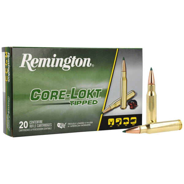 REMINGTON 29044 CORE-LOKT TIPPED RIFLE AMMO 308 WIN