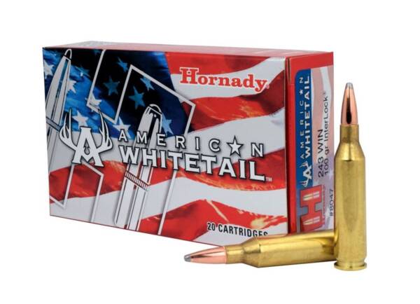 HORNADY 243 WIN 100GR INTERLOCK AMERICAN WHITETAIL