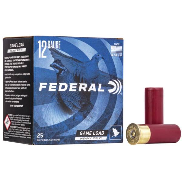 FED 12G 2-3/4 6 SHOT 1-1/8OZ 1255FPS GAME LAOD