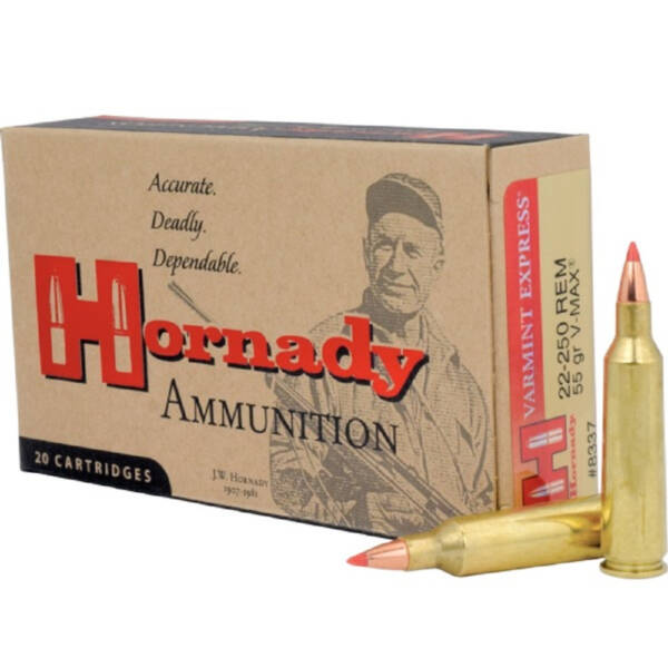 HORNADY 22-250 REM 55GR V-MAX VARMINT EXPRESS