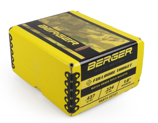 BERGER 22CAL 80.5GR FULLBORE TARGET 1000CT