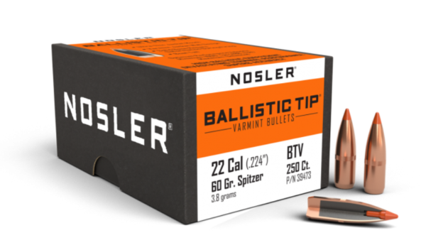 NOSLER 22CAL 60GR BALLISTIC BULLET