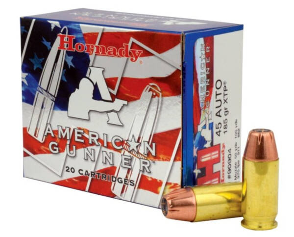 HORNADY 45AUTO 185GR XTP AMERICAN GUNNER