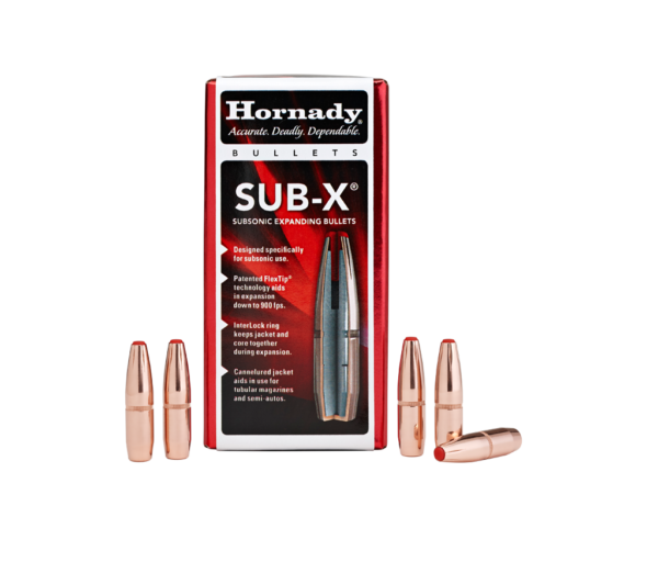 HORNADY 30CAL 190GR SUB-X