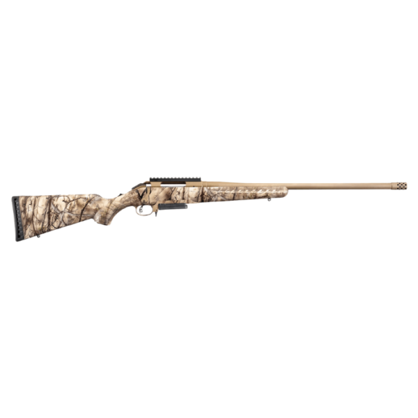 RUGER AMER 243WIN BOLT ACTION CAMO STOCK