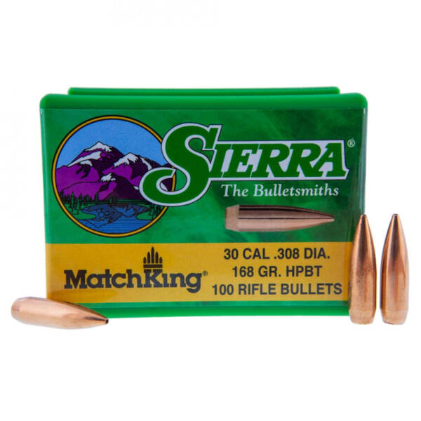 SIERRA 30CAL 168GR HPBT BULLET