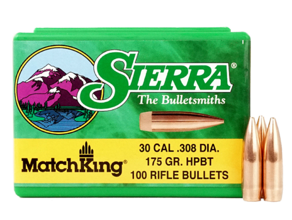 SIERRA 30CAL 175GR HPBT BULLET