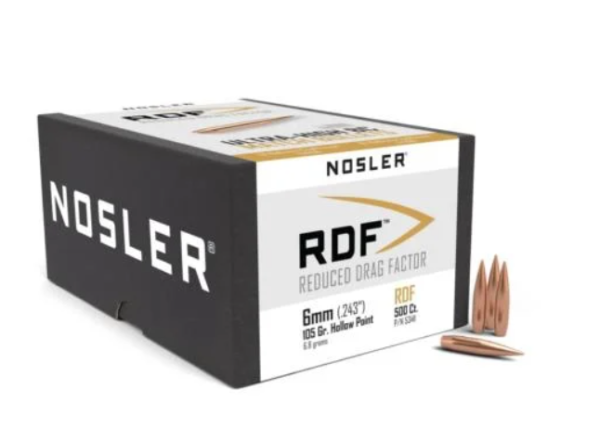 NOSLER 30CAL 210GR RDF HPBT BULLET 500CT