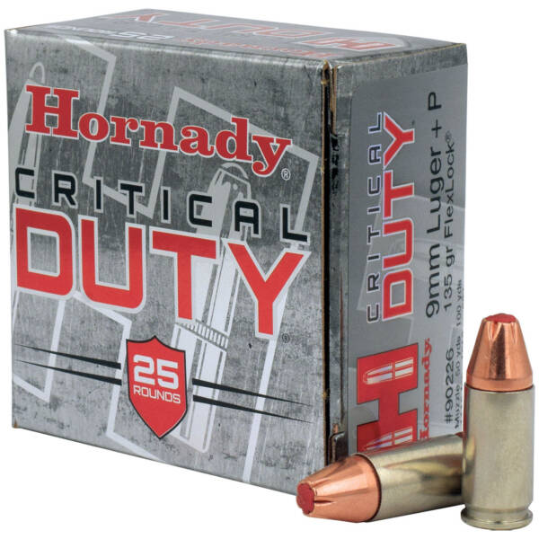 HORNADY 9MM 135GR FLEXLOCK LUGER