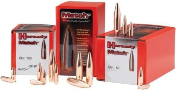 HORNADY 22CAL 75GR BTHP BULLET 600CT