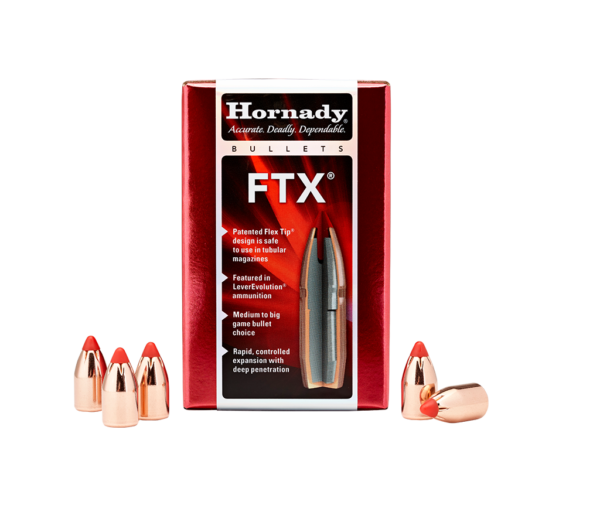 HORNADY 30CAL 160GR FTX BULLET 100CT