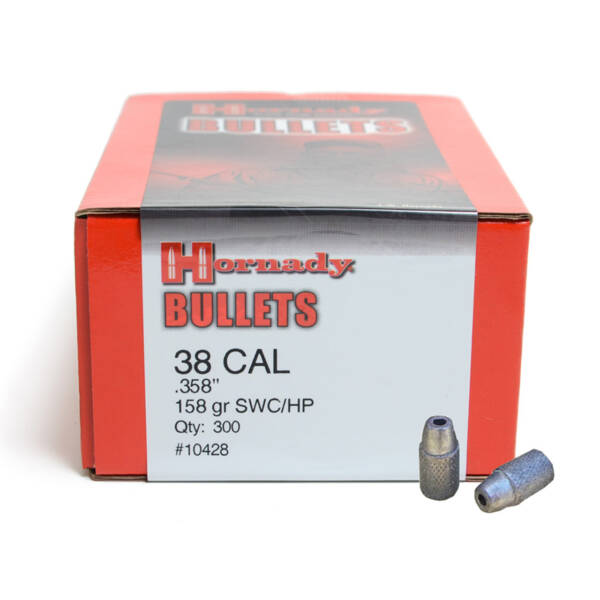 HORNADY 38CAL 158GR SWC HP 300CT 10428