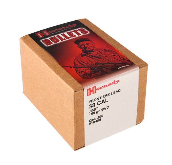 HORNADY 38CAL 158GR SWC 300CT 10408