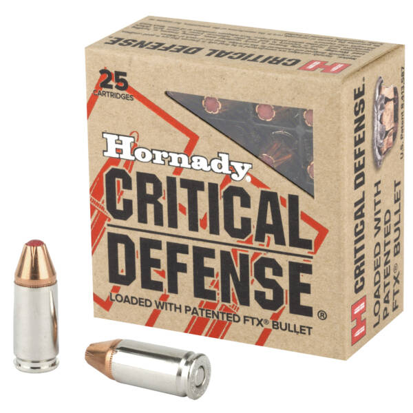 HORNADY 9MM LUGER 115GR FTX CD