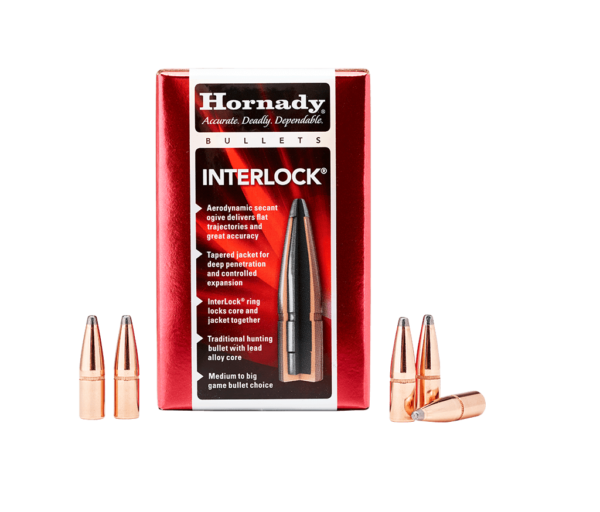 HORNADY 45CAL 350GR RN INTER BULLET 50CT