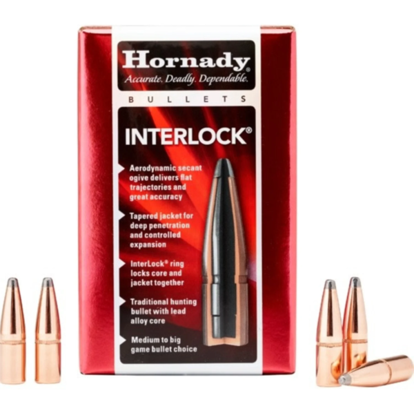 HORNADY 30CAL 165GR BTSP INTER BULLET 10