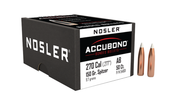 NOSLER 270CAL 150GR ACCUBOND LR BULLET 1