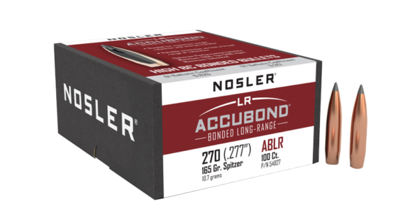 NOSLER 270CAL 165GR ACCUBOND LR BULLET 1