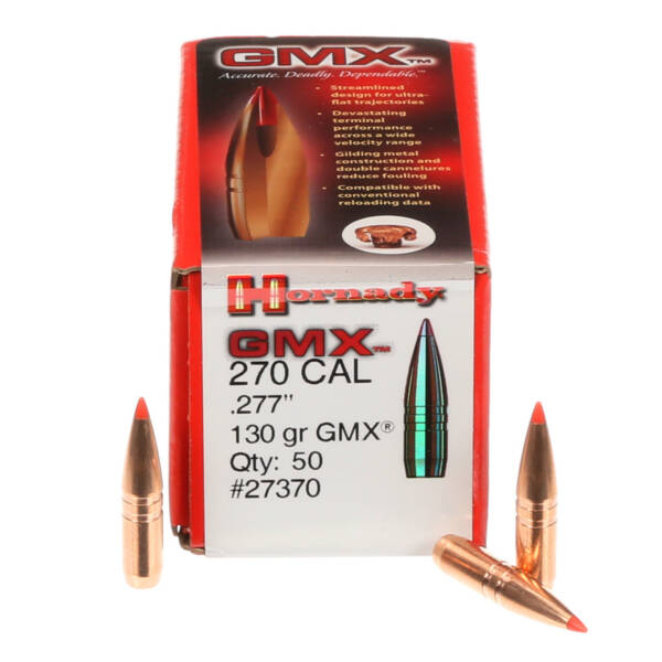 HORNADY 270CAL 130GR GMX BULLET