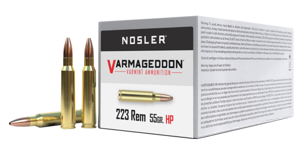 NOSLER 223REM 55GR VARMAGEDDON HP