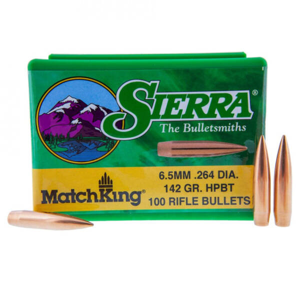 SIERRA 6.5MM 142GR HPBT BULLET