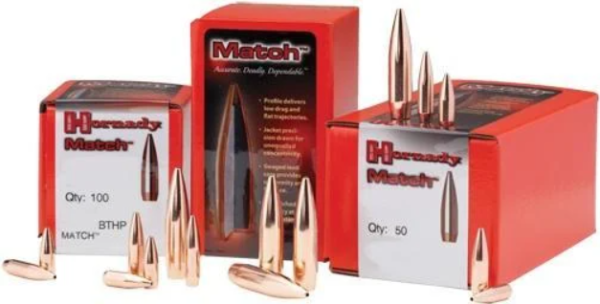 HORNADY 30CAL 208GR BTHP MATCH 100CT