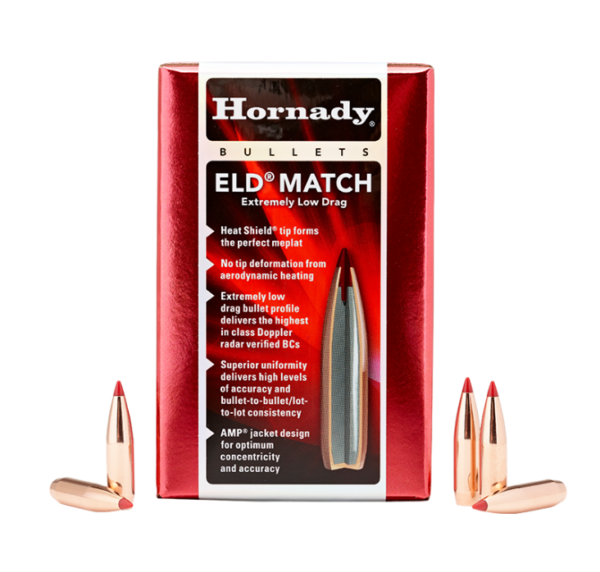 HORNADY 6.5MM 120GR ELD MTCH 100CT