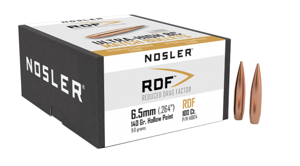 NOSLER 6.5MM 140GR RDF HPBT BULLET