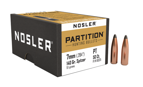 NOSLER 7MM 140GR PARTITION BULLET