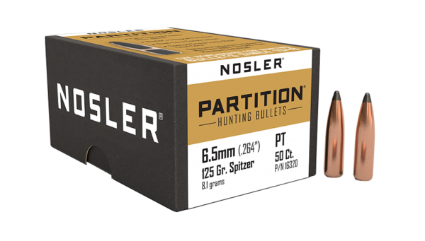 NOSLER 6.5MM 125GR PARTITION 50CT