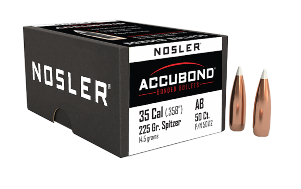 NOSLER 35CAL 225GR ACCUBOND BULLET 50CT