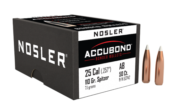 NOSLER 25CAL 110GR ACCUBOND 50CT