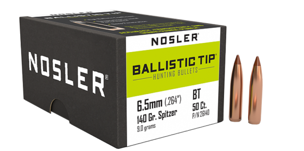 NOSLER 6.5MM 140GR BALLISTIC BULLET