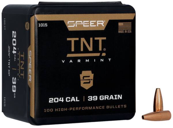 SPEER 204CAL 39GR TNT HP BULLET