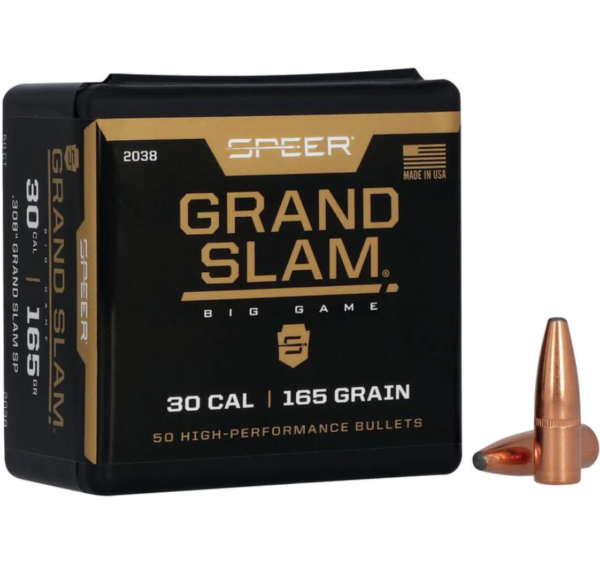 SPEER 30CAL 165GR GRAND SLAM 50CT