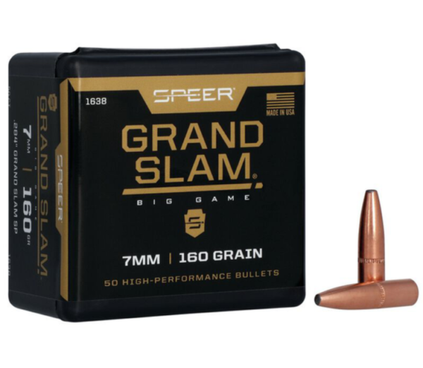 SPEER 7MM 160GR GRAND SLAM 50CT