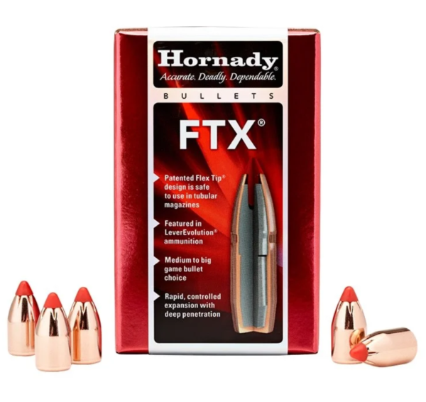 HORNADY 45CAL 250GR FTX BULLET 50CT