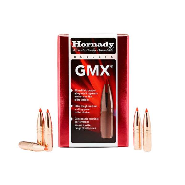 HORNADY 375CAL 250GR GMX BULLET 50CT