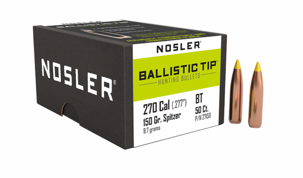 NOSLER 270CAL 150GR BALLISTIC BULLET