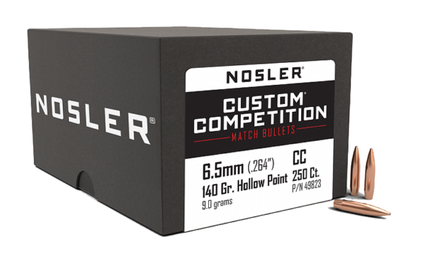 NOSLER 6.5MM 140GR CUSTOM COMPETITION