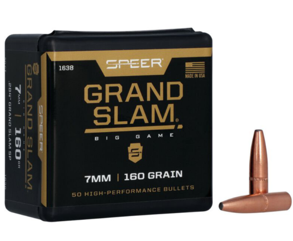 SPEER 7MM 160GR GRAND SLAM 100CT