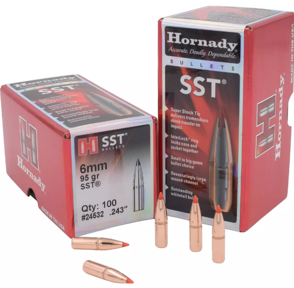 HORNADY 6MM 95GR SST SPF AMMO