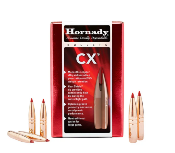 HORNADY 30CAL 165GR CX BULLET 50CT