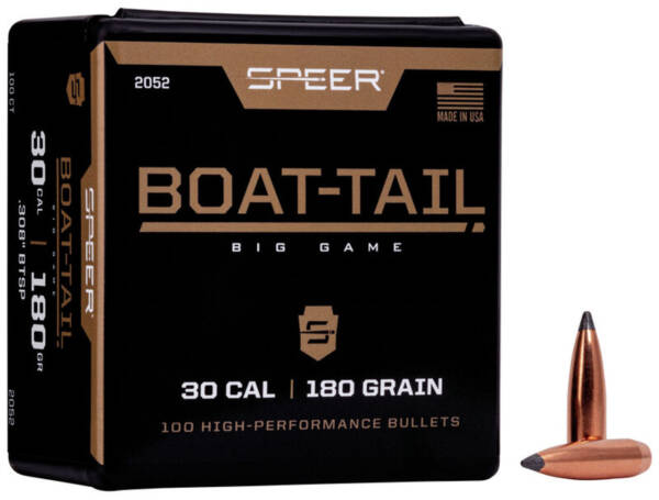 SPEER 30CAL 180GR BTSP BULLET