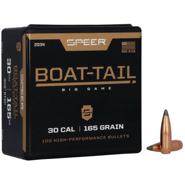 SPEER 30CAL 165GR BTSP BULLET