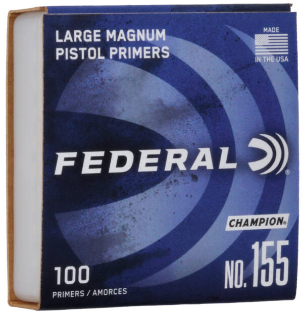 FED LG MAG PISTOL 155 PRIMERS 100PC